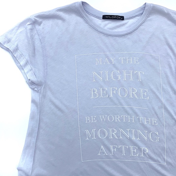 Wildfox Other - Wildfox May the Night Before Sleep T Shirt